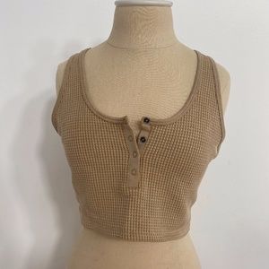 AE Waffle Knit Tank Top